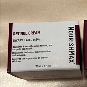 Nourish Max retinol cream. New, unopened.